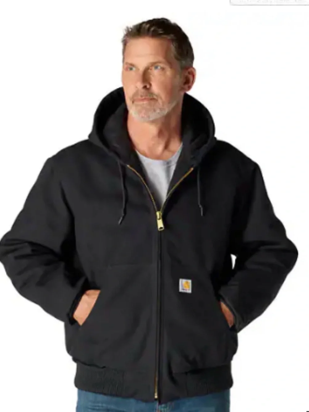 Carhartt J140 Loose Fit Quilted Flannel Lined Duck Jacket | XL Tall | Black |